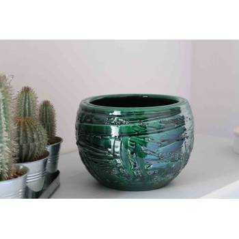 Petit pot effet de Matière vert Jade