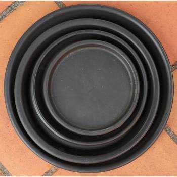 Soucoupe Ronde Rayés Blancs  D22