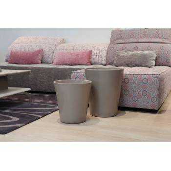 Pot artisanal cuvier haut forme en V Sydney Beige Mat'essence Organic