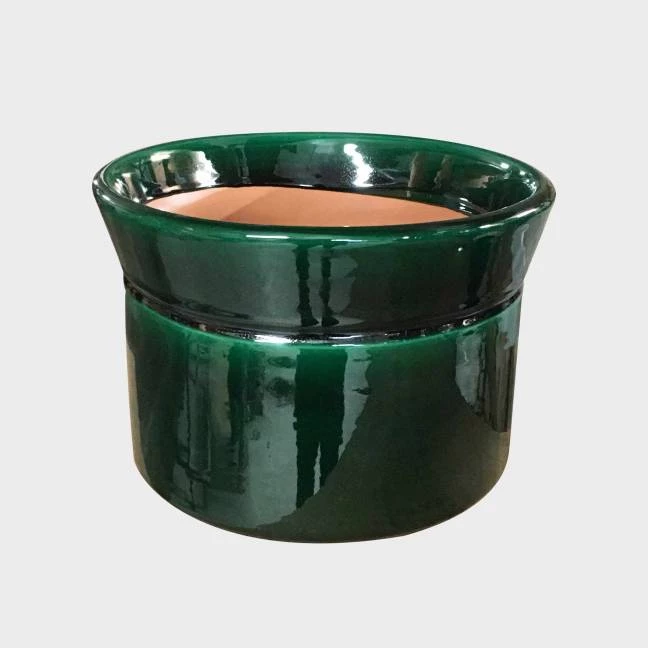 Vase droit artisanal Moreï vert Jade
