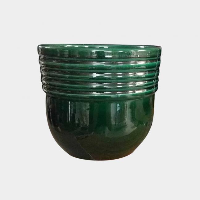 Pot cuvier en terre cuite Massaya vert Jade