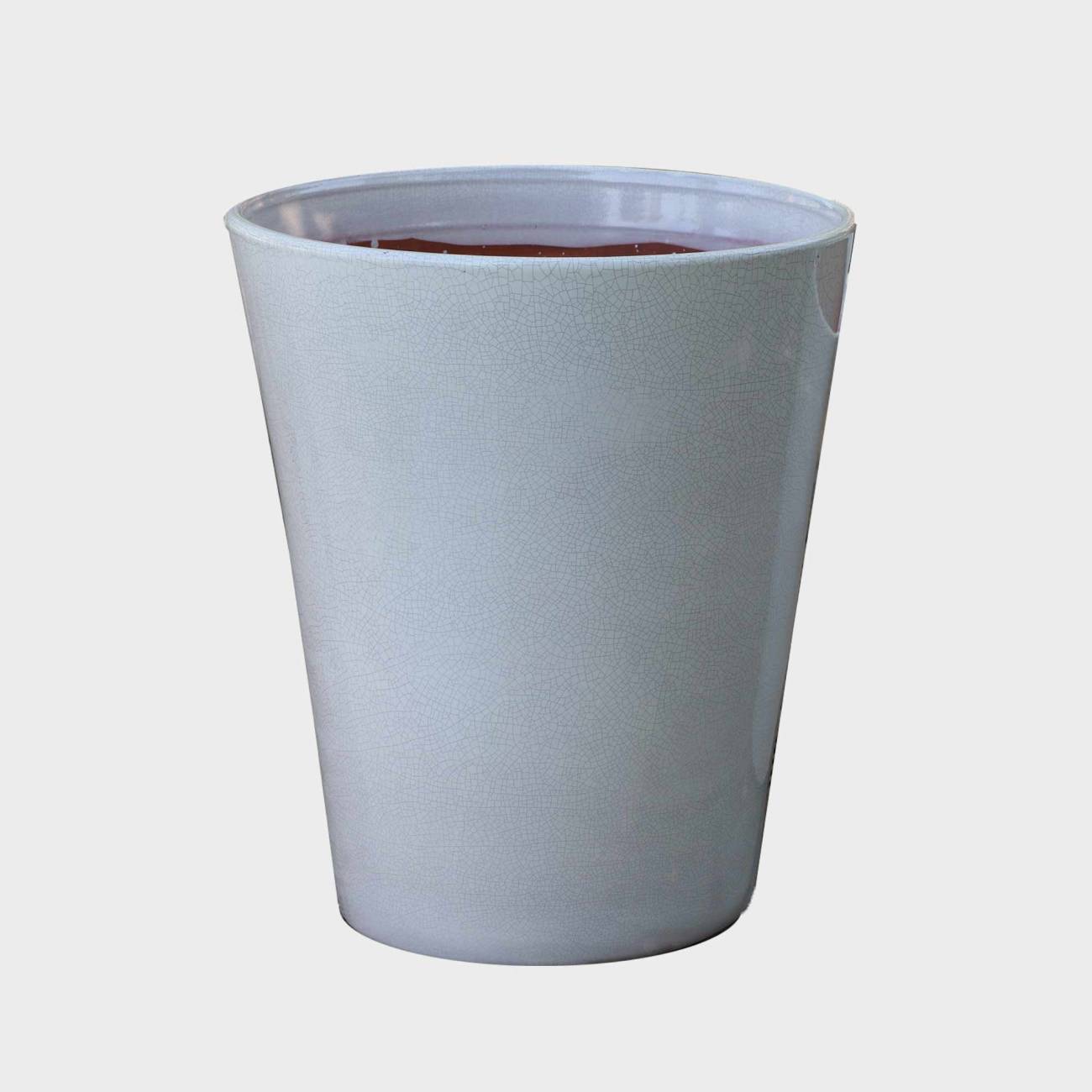 Pot Sydney Blanc Faïence de Marbre Pot Sydney Blanc Faïence de Marbre