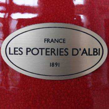 Grand Pot Haut et Droit Sydney Rouge Coquelicot