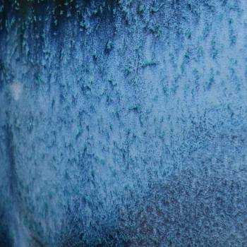 Grand pot rond Cancale Bleu Blue Wave