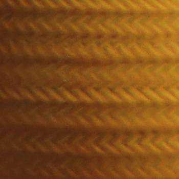 Vase design forme œuf Inspiration jaune moutarde et bronze Ibiza Sunshine