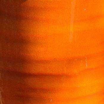 Pot rond large et profond sur plateforme Bahia Orange Pain d'Epices