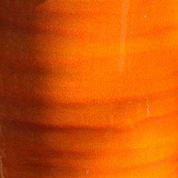 Pot rond large et profond sur plateforme Bahia Orange Pain d'Epices
