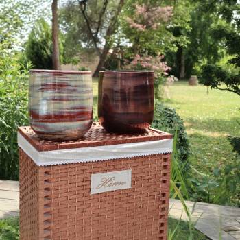 Pot de Fleurs Saint Tropez Crème Noisette