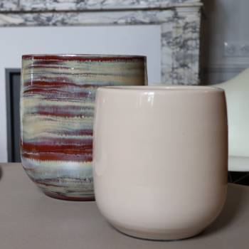 Pot de Fleurs Saint Tropez Crème Noisette