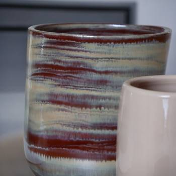 Pot de Fleurs Saint Tropez Crème Noisette