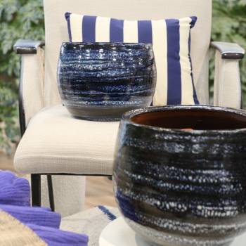 Pot rond à double rebord Le Liseré Nuit Etoilée