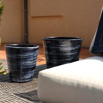 Pot droit en forme de V Odyssée Nuit Etoilée