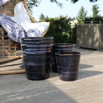 Grand Pot Haut et Droit Sydney Nuit Etoilée