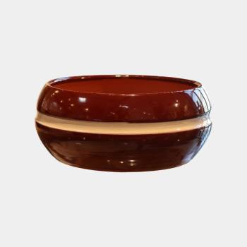 Pot bas et large forme de...