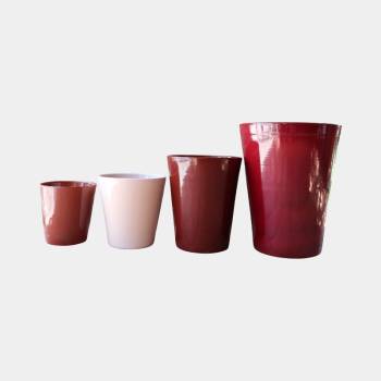 Grand Pot Haut et Droit Sydney Chocolats & Cerise noire