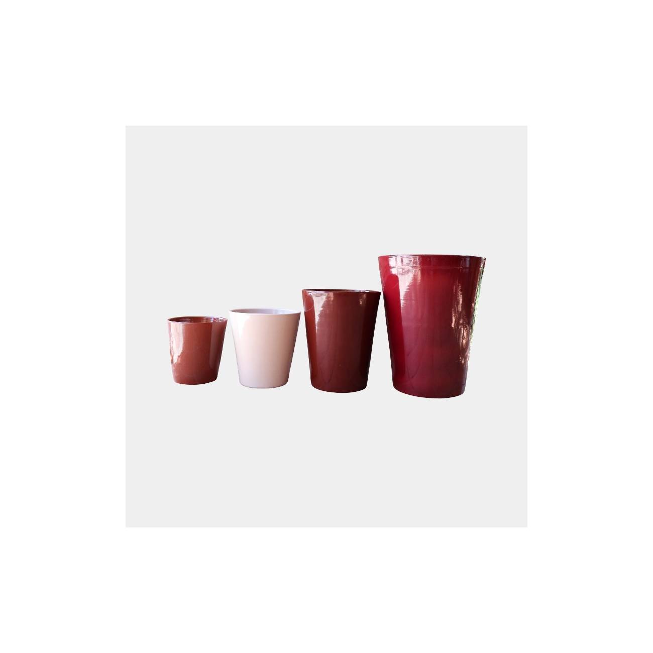 Grand Pot Haut et Droit Sydney Chocolats & Cerise noire