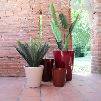 Grand Pot Haut et Droit Sydney Chocolats & Cerise noire