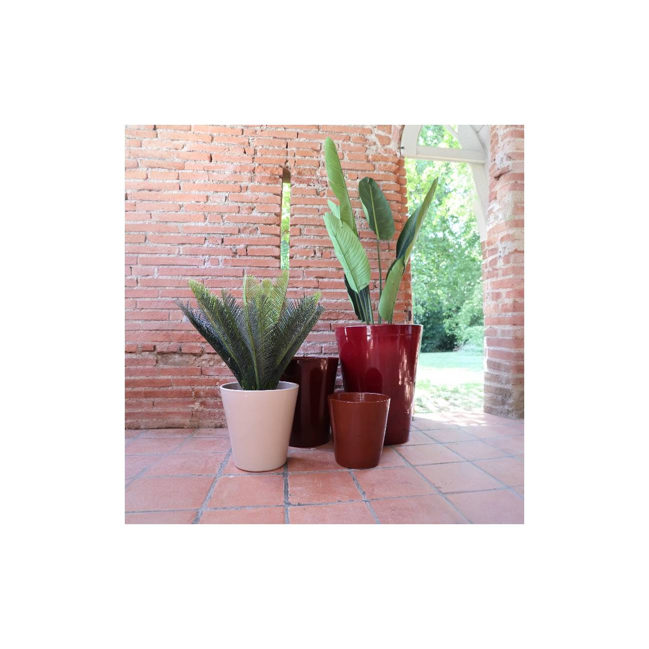 Grand Pot Haut et Droit Sydney Chocolats & Cerise noire