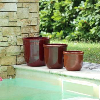 Pot droit avec rebord fin Flacon Chocolats & Cerise noire
