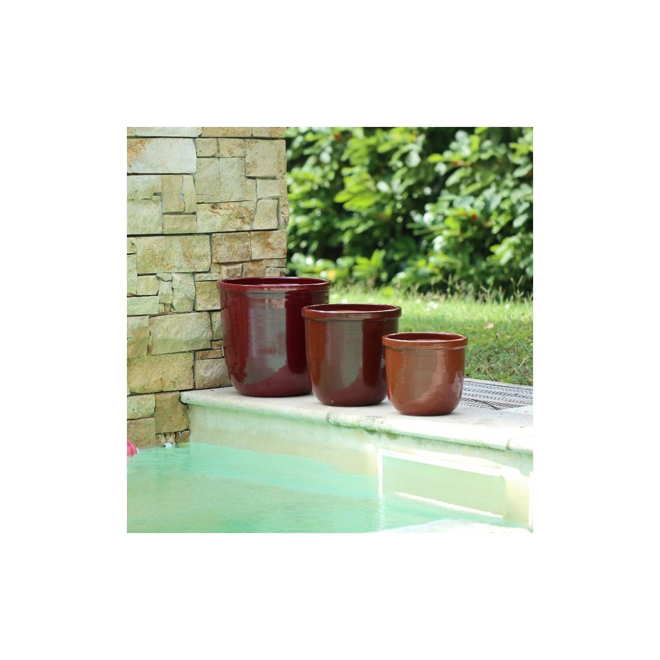 Pot droit avec rebord fin Flacon Chocolats & Cerise noire