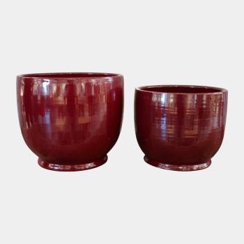 Pot droit sur pied Bouquet Chocolats & Cerise noire