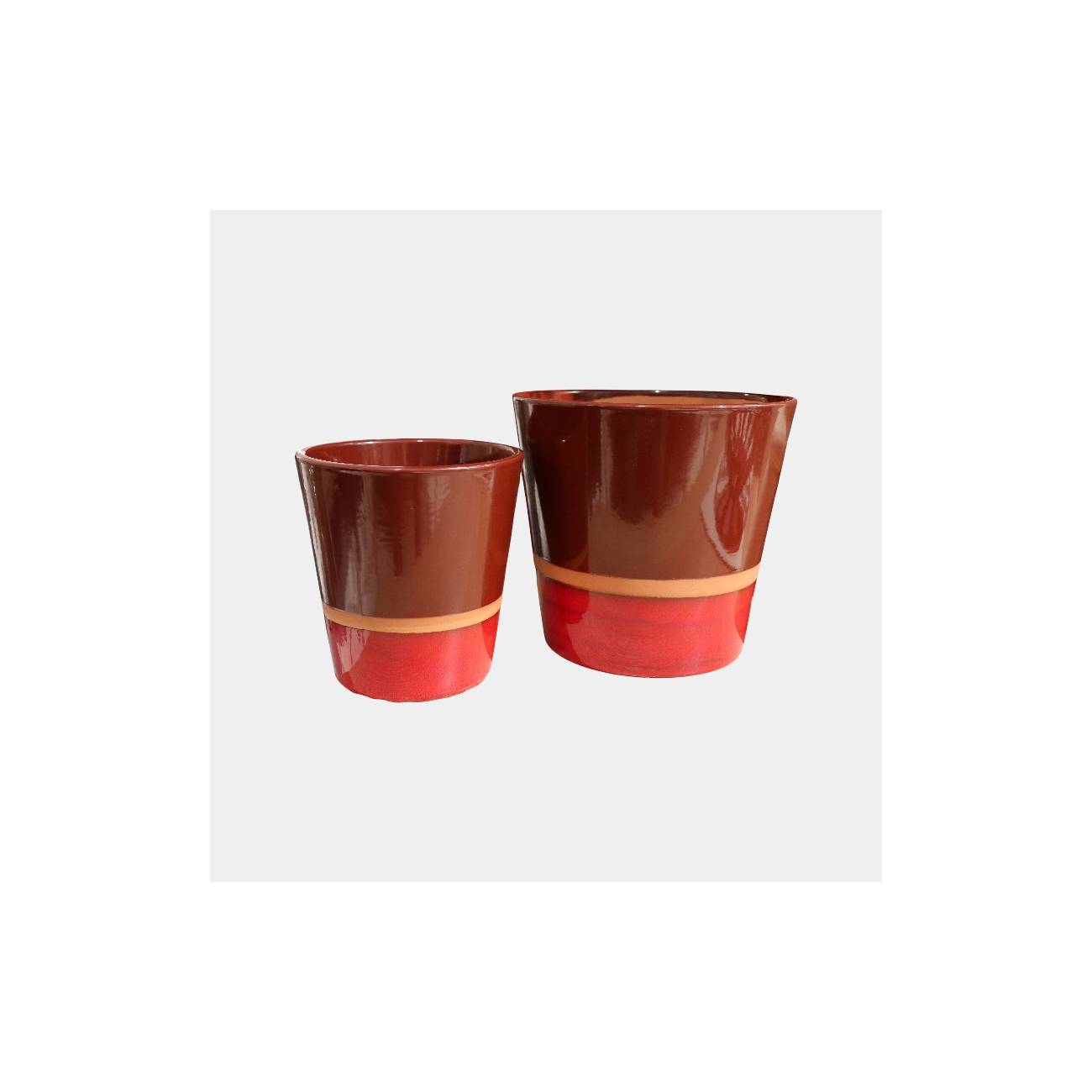Vase droit Odyssée Chaï Latté