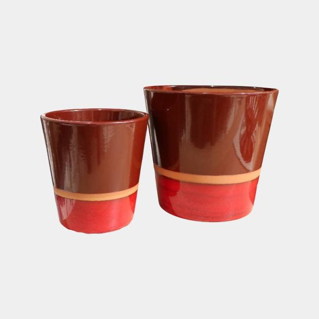 Vase droit Odyssée Chaï Latté