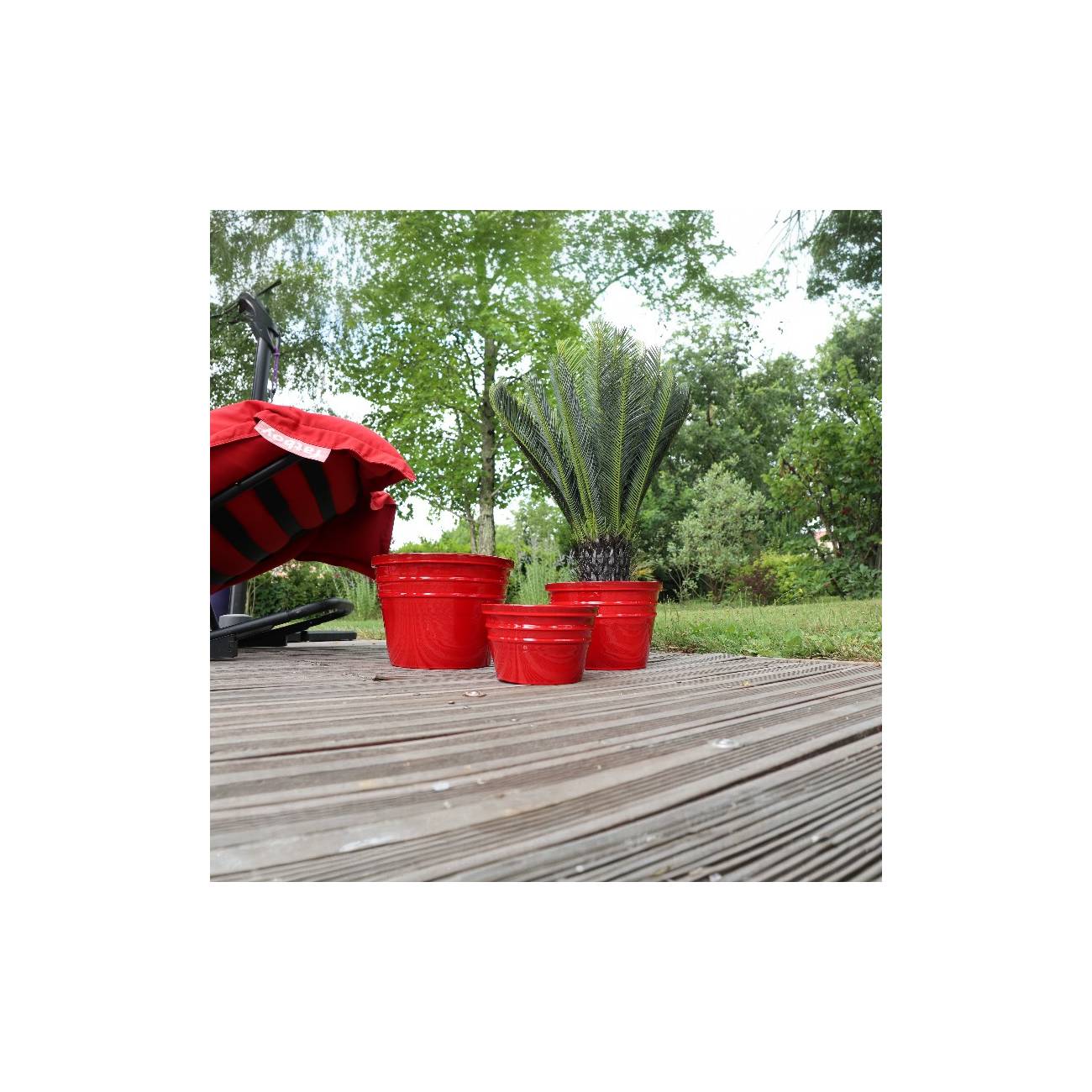 Vase droit Elixir rouge Coquelicot