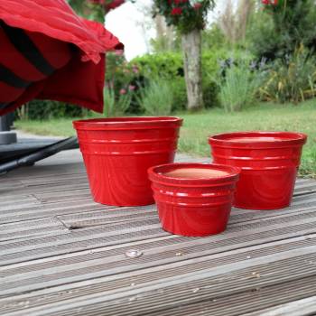 Vase droit Elixir rouge Coquelicot