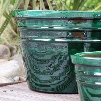 Vase droit Elixir vert Jade