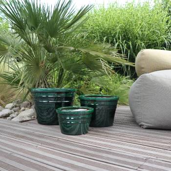 Vase droit Elixir vert Jade