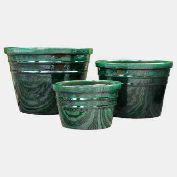 Vase droit Elixir vert Jade