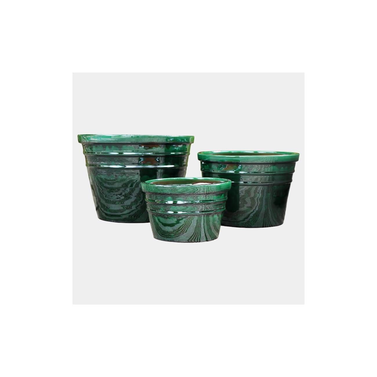 Vase droit Elixir vert Jade Vase droit Elixir vert Jade