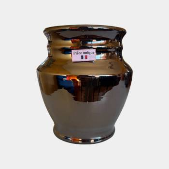 Vase Moderne noir brillant...