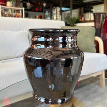 Vase Moderne noir brillant...