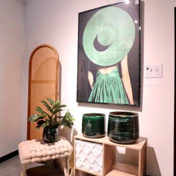 Pot de fleurs artisanal vert jade - Saint Tropez Jade