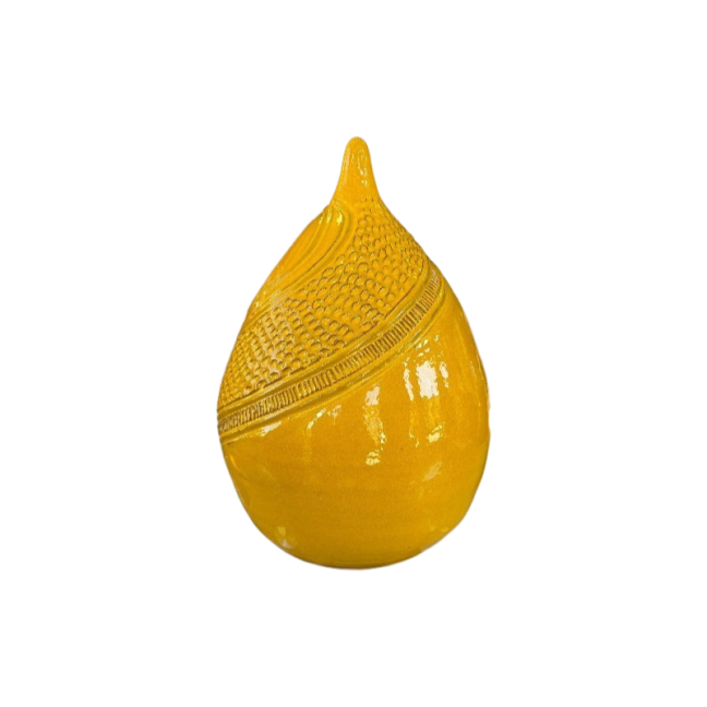 La Goutte gravure jaune -...