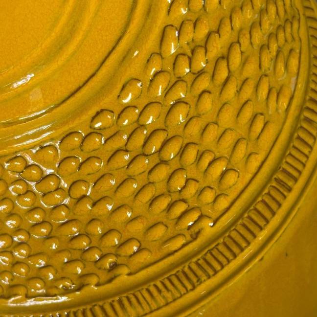La Goutte gravure jaune -...