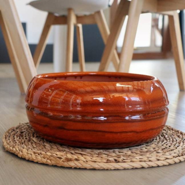 Pot bas et large forme...