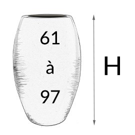 61 à 97 cm