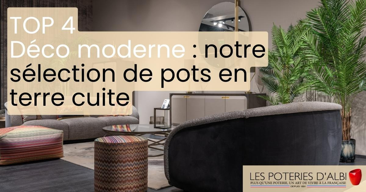 Déco moderne : notre sélection de pots design en terre cuite